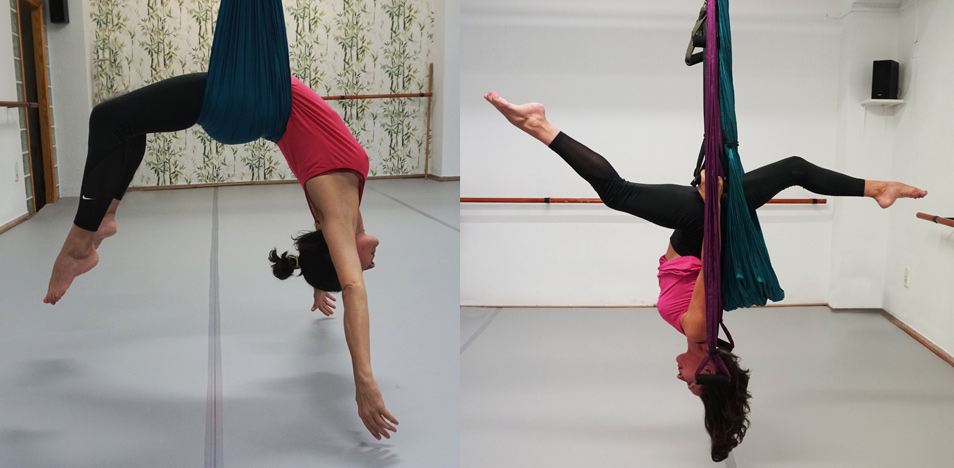Pilates Aéreo en la Escuela de danza Charo Arlandis